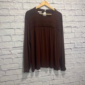 Maurices 3x Dark Brown Women's Blouse